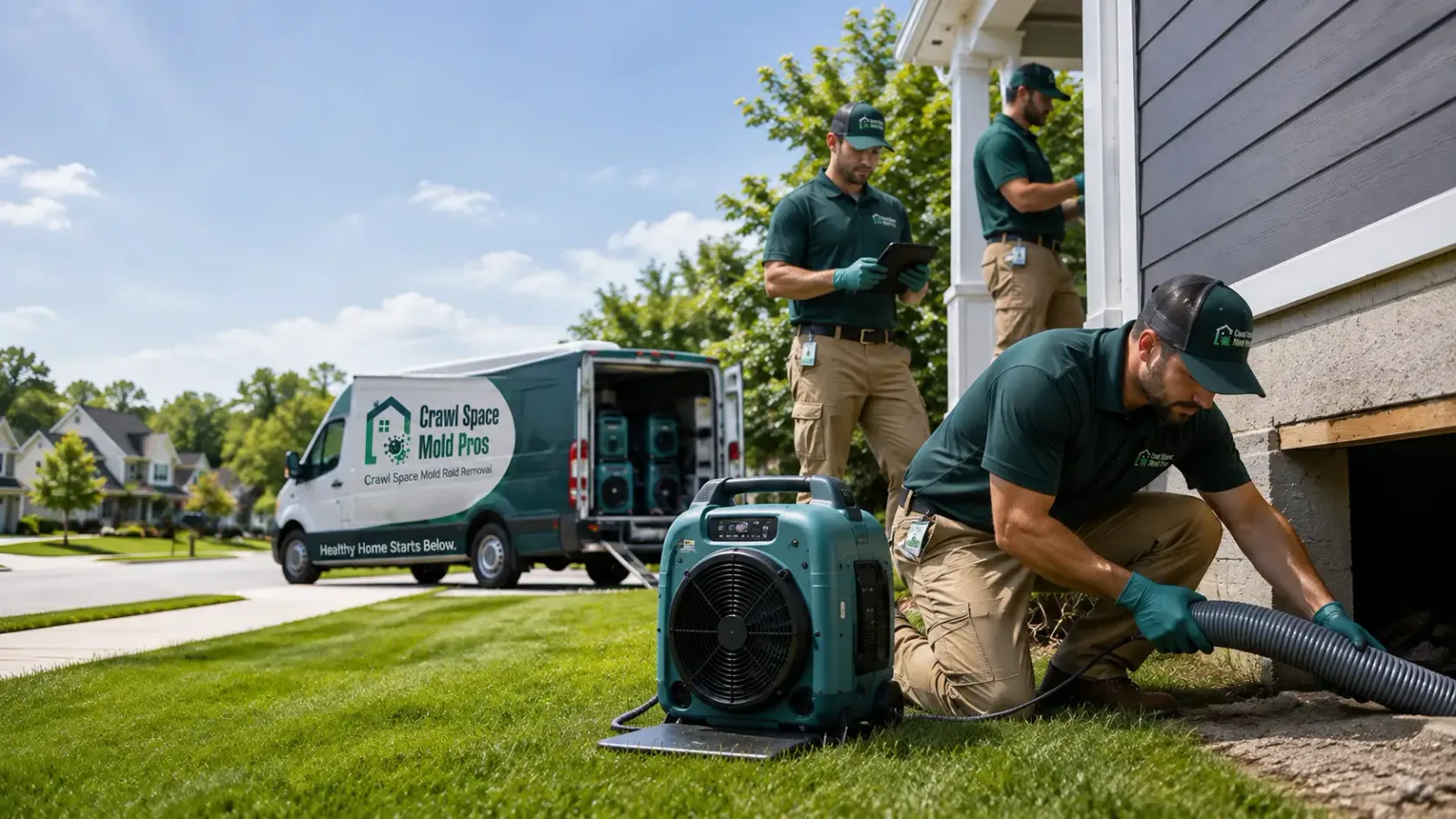 Crawl Space Mold Removal in Williams, CA